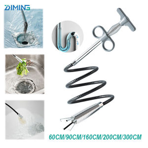 Drain Cleaner Spring Clog Remover Tool Toilet Pump Plunger Kitchen Sink Stainless Steel Sink Stainless For Kitchen Kitchen Bar Sinks