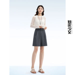 HIPPIE MISS | Slim Cool Casual Acetate Shorts