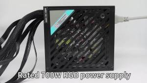 T.F.SKYWINDINTL(TFSKYWINDINTL) | 700W ATX Computer Power Supply 700W 80 Plus Gold Active PFC Non-Module PSU 90-264V 20+4Pin Main Power Supply for Gaming Cases