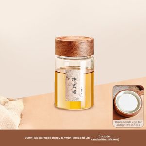 CRISTALGLASS | Sealing Food-grade Bottle with Lid for Honey