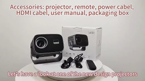 V10 Mini Projector 12000 Lumens 1080P Native Support 4K Auto Focus Keystone Correction 360° Rotation Android 13 WiFi 6 Portable 投影仪