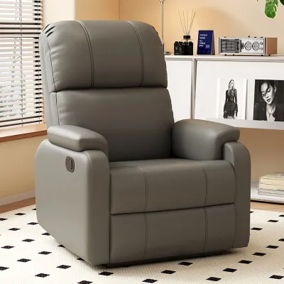 Electric Recliner Sofa Single User First-class Leather Relaxing Massage Rocking