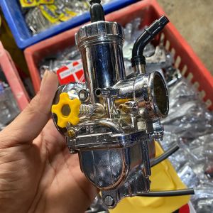 KARBURATOR PE 28 CHROME KARBU NSR PE 28 KRUM CHROM EASY SETTING UNIVERSAL ALL MOTOR PE 28 KRUM PANOM GL MP TIGER JUPITER SUPRA KHARISMA DLL
