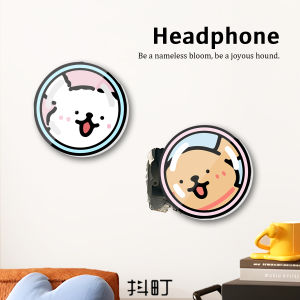 Miếng Dán Tường Acrylic Chống Thấm Nước Hình Chú Chó Nhỏ Cho Cặp Đôi Trang Trí Tường Phòng Tắm Che Giấu Lỗ Hở Trang Trí Nhà