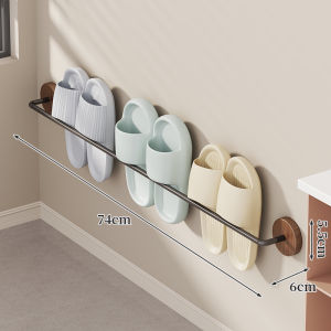 QINQI | Wall-mounted Drill-free Bathroom Shoe Organizer Rack