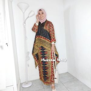 Rinjanie Set Seri Isian | Sembagi motif batik viscose | Baju batik kondangan | Baju pesta batik