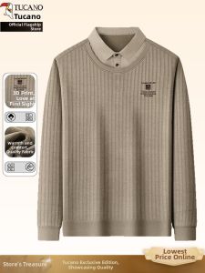 TUCANO | Two-tone Polo Business Shirt for Elder Men