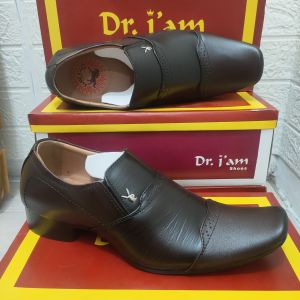 SEPATU PANTOFEL FORMAL KULIT PRIA DR. IAM 6003 COKLAT ( PRODUKSI SENDIRI )