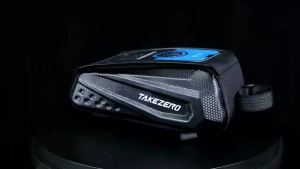 TAKEZERO | TAKEZERO Bike Phone Bag Touch Screen Waterproof EVA Hard Shell Top Tube Front Frame Pouch MTB Road Bicycle Cycling Accessories