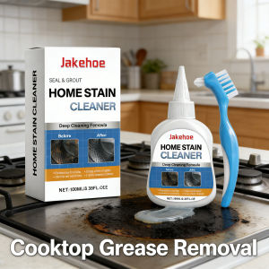 Mold Remover with Brush Removing Fungal Spots Cleaning Oil Stain Eliminate Odors Decontamination Household Tile Mold Remover Gel