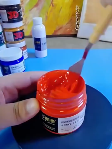 100ML Acrylic Paint Set for Painting Poster Textile Fabric Pigment Painting Set Waterproof Acrilic Paint Art Material Sets