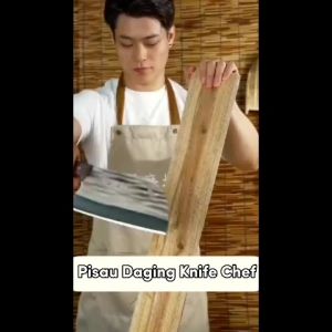 Pisau Dapur Alat Pemotong Daging Sayur Buah / Chef Knife Japanese Alat Potong Super Tajam Bahan Baja Stainless Anti Karat Pisau Koki Jepang Pencacah Tulang Daging Perlengkapan Dapur Serbaguna - GP Mall