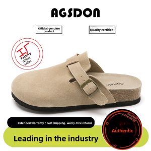 Agsdon | Height-increasing Thick-soled Flat Mules