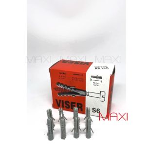 Viser Series S 100 Pcs - Angkur Multi Fungsi Tembok Bata