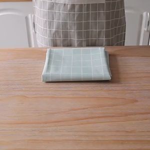 Elite Kitchen - Ins Nordic Style Minimalist Design Waterproof Oilproof PEVA Reusable Grid Plastic Table Cloth Cover Alas Kain Meja Dining Room