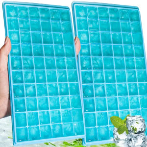 Dimoey แม่พิมพ์ถาดน้ำแข็ง60/96ช่องแม่พิมพ์ทำน้ำแข็งพิมพ์น้ำแข็งน้ำแข็งทรงหกเหลี่ยมรังผึ้งถาดซิลิโคนวางซ้อนกันได้แบบ DIY