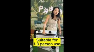 45L Camping Cooler Box with Wheel Trolley Large Ice Box Outdoor Fishing Food Storage Kotak Ais Batu Memancing