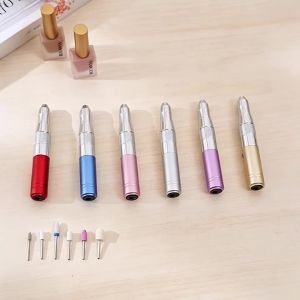 Máy Mài Móng Điện Cầm Tay Bằng Kim Loại Sử Dụng Nguồn USB Tốc Độ Cao Kiểu Bút Không Cần Pin Phụ Kiện Làm Móng Quà Tặng Cho Người Mới Bắt Đầu
