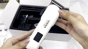 HIENA-209 Electric Hair Clipper Trimmer LCD Display Razor Professional Hair Clipper Cordless Adjustable Hair