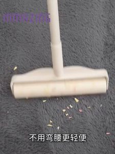 Inmazing Steel Handle Fast Clean Lint Dust Sticky Roller Pet Hair Cat Fur Duster Broom Roll Mop Long Short Handle Floor Sweeper Clothes Cleaner