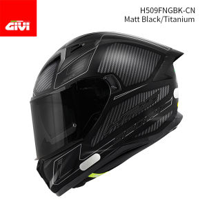Givi | Universal Full Face Helmet with Wing for Men and Women All-Season Fog-Proof Racing