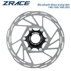 ZRACE Z1 Khóa Trung Tâm Đĩa Phanh Rotor Cho MTB/Xe Đạp Đường Trường Tản Nhiệt Mạnh Mẽ Rotor Nổi Kích Thước 140mm/160mm/180mm Hợp Kim Nhẹ