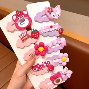 Set 5 kẹp hoạt hình Disney phong cách Hàn Quốc dễ thương cho bé