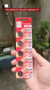 Pin Maxell CR1632 / CR 1632 3volt Lithium Vỉ 5 viên - Made In Japan