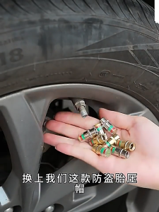 8Pcs Car Tire Pressure Indicator Tire Pressure Gauge Indicator Monitoring Valve Cap Sensor Tire Valve Cap Gauge for Car Motorcycle Bike Cars Tire Air Pressure Monitor Alert 3 Color Tyre Alert Indicator Accessories