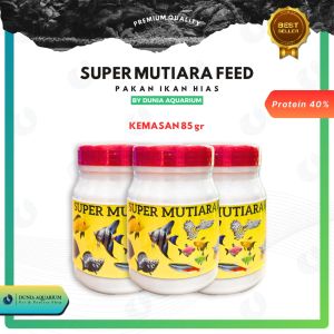 Pelet Ikan Hias Super Mutiara Feed 85gr Netto