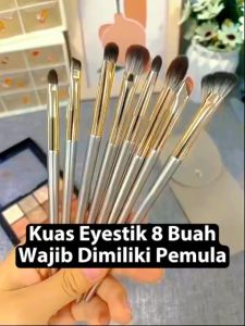 Set Kuas Make Up Brush Koas Makeup Eyeshadow Eyebrow Highlighter Foundation Blush on Coesmtic