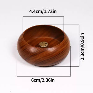 6PCS/3PCS/1PC Exquisite Wooden Plug in Incense Burner | Suitable for Buddhist Worship Home Tea Room Desktop Decoration - Ideal