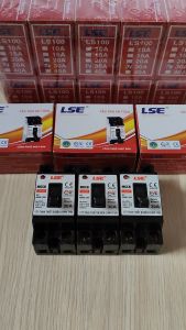 COMBO 10 CÁI - CB CÓC Cầu dao tự động LSE Cầu dao an toàn CB LS100 đen - CB LS100