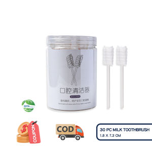 30pcs Baby tongue cleaner Gauze Toothbrush Baby Oral Cleaner  for newborn