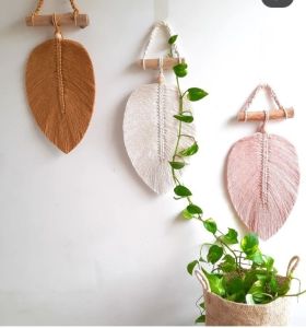 Hiasan kamar aesthetic Hiasan dinding ruang tamu kamar tidur Macrame wall hanging dekorasi rumah mewah elegant