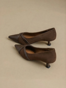 Josiny | Elegant and Slimming Low-cut Pumps Slippers with Thin Heel
