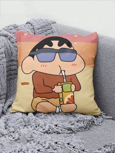 Crayon Xiaoxin Pillow Sofa Cushion Bedside Cushion Office Waist Support Back Cushion Waist Car Back Cushion Covers