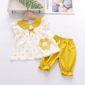 Quality Childrens Clothing Lace Baby Girl Clothes Adorable Summer Outfit Korean Style Kids Apparel Cotton Material