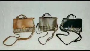 Calviero Collection G2962 TAS SELEMPANG WANITA FASHION IMPORT MOTIF HOUNDSTOOTH VINTAGE STYLE E6068