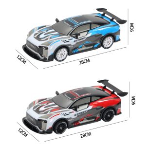 2.4G High Speed RC Vechicle Sport Trucks 1:14 RC Car Cars Model 4WD Remote Control Cars Drift Racing Toys With LED Light and Spray