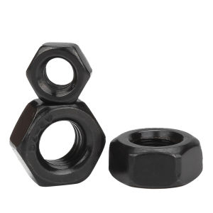 Black 304 Stainless Steel Hex Locking Nut