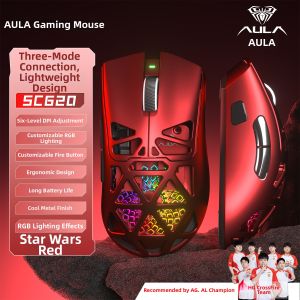 AULA | Lightweight Hollowed Out Gaming Mouse 3-Mode