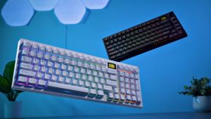 # TECWARE Spectre [ 75 / 96 ] - Hot Swappable RGB Wireless Mechanical Keyboard With 1.14" LCD Display With Knob #