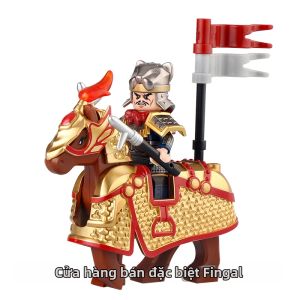 Tượng Bằng Gạch Chiến Binh Kỵ Sĩ Cổ Đại Với Ngựa