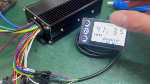 25A-30A Sine Wave Brushless Motor Controller 24V/36V/48V 350W S866 Color LCD Display P.A.S 12 Magnets Throttle Kit for E-Bicycle