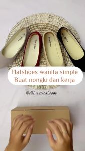 Sepatu Wanita Flatshoes / Sepatu Flat Shoes Pansus Wanita Polos Terbaru
