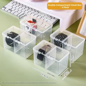 MRUN | Transparent Dustproof Watch Storage Box Double Slots