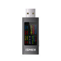 KWS-MX23 Multi-function USB Tester DC 4-30V 0-8A Voltmeter Ammeter Power Meter 1.06’ IPS Display Support USB2.0 Fast Charging. 