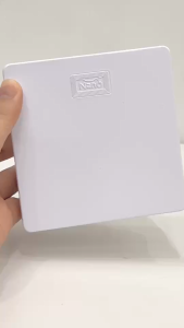 กล่องพักสาย สี่เหลี่ยม NANO-44W 4"X4" สีขาว NANO (IS/*3-KT-NAN208)