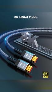 MIZIQIER 8K HDMI 2.1 Cable 48Gbps Ultra High-Speed HDMI Cables 8K 60Hz 4K 120Hz EARC Compatible for TV/PS5/PS4/Xbox/Projector